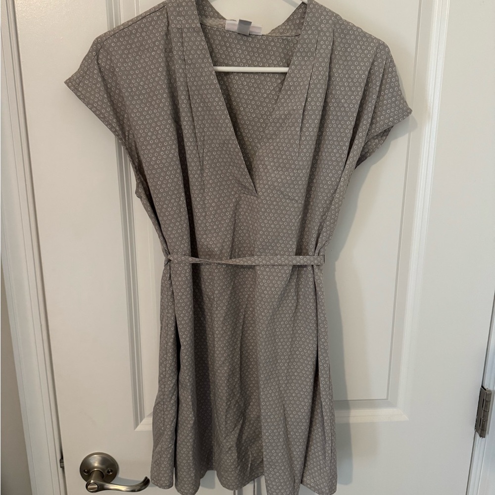 Gray Maternity Blouse